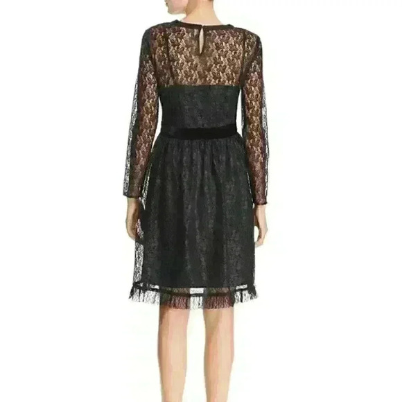 NEW! Nanette Lepore Women’s 2 Velvet Lace Dress NWT $158 - Picture 2 of 2